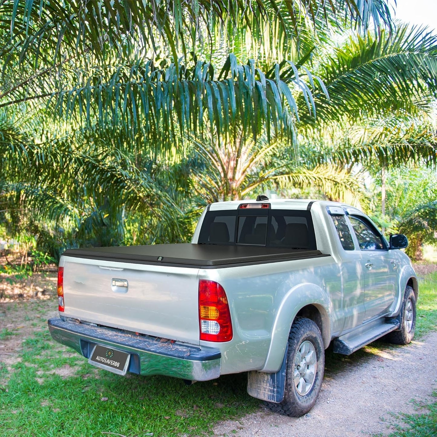 AUTOSAVER88 Soft Tri-Fold Tonneau Cover for 2019–2025 Silverado/Sierra 1500 (New Body Style) 5.8ft Bed – Not for Multi-Flex or CarbonPro