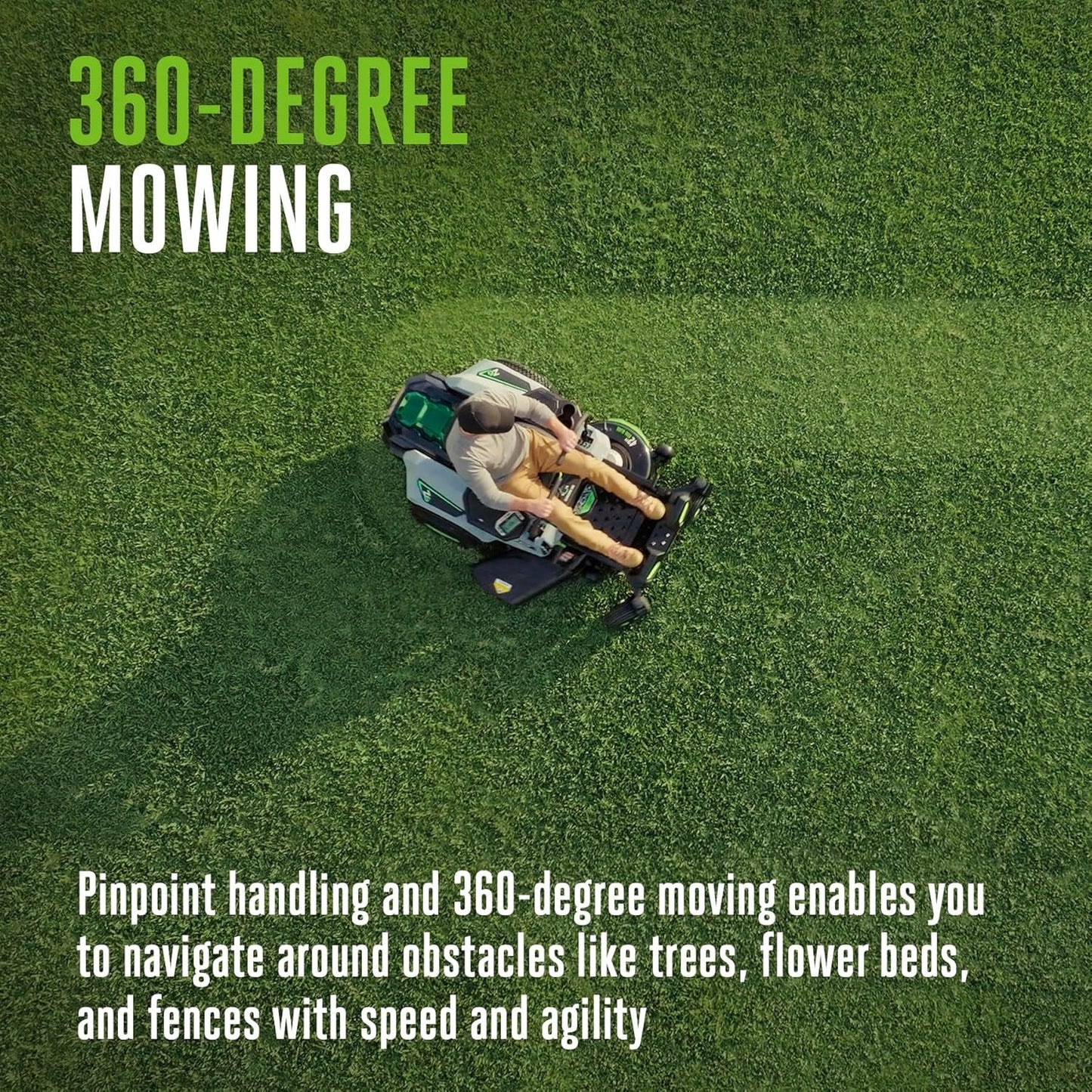 EGO Power+ Z6 Zero Turn Electric Riding Lawn Mower, 42" Deck - ZT4214L