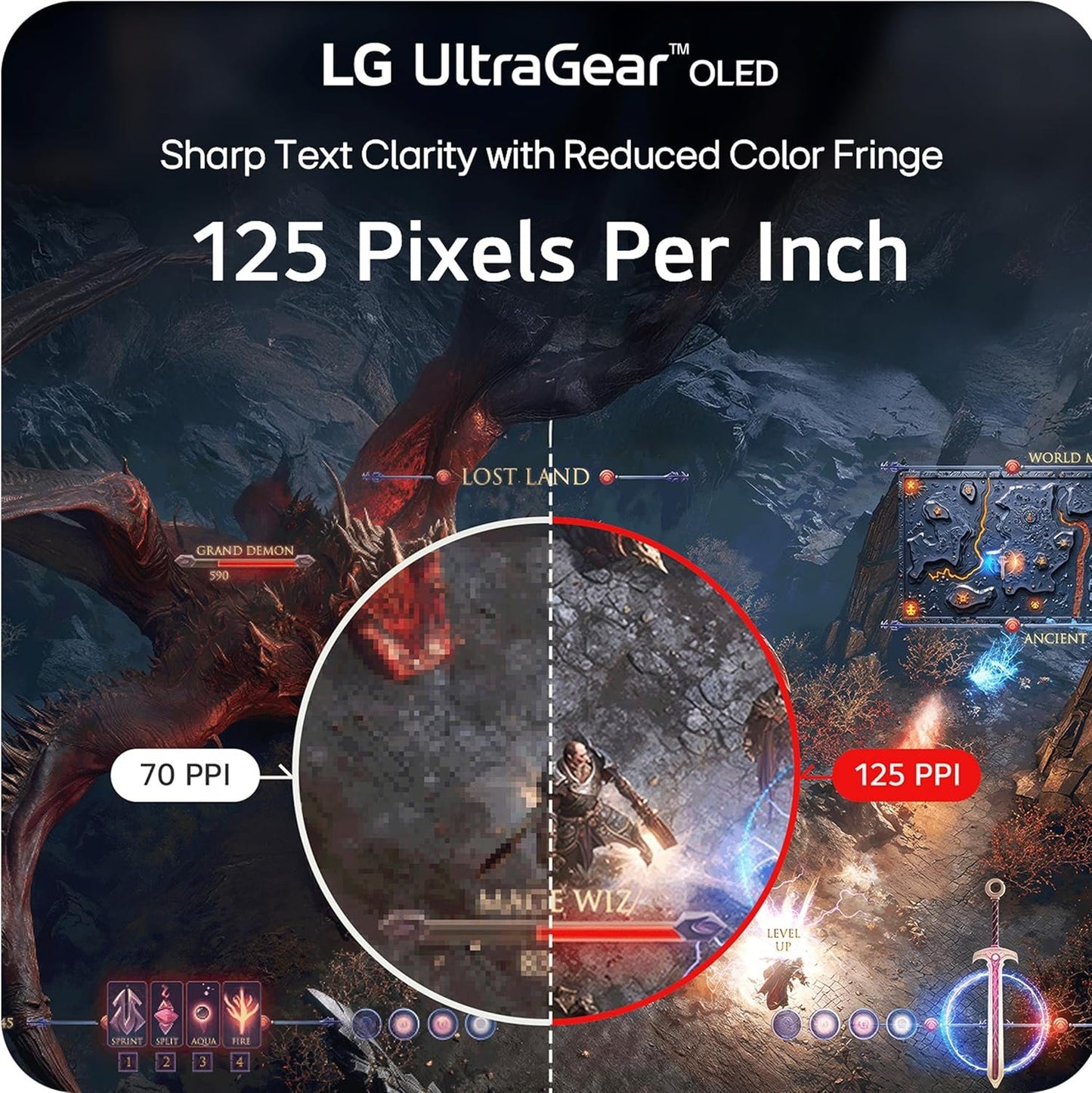 LG 45GX950A-B 45-inch Ultragear 5K2K WUHD (5120 x 2160) OLED Curved Gaming Monitor, Dual-Mode, 165Hz, 0.03ms, NVIDIA G-Sync, AMD FreeSync Premium Pro, HDR True Black 400, USB Type-C 90W, DP2.1