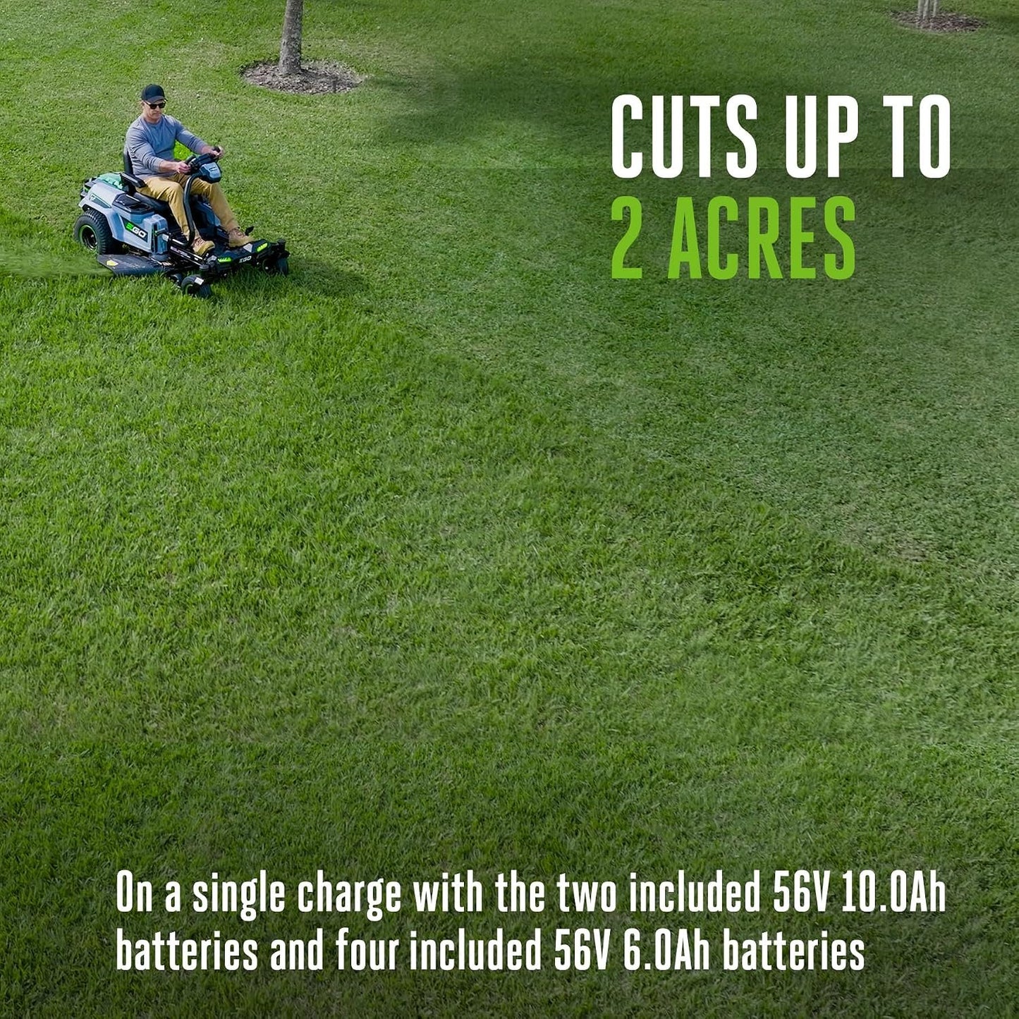 EGO Power+ Z6 e-Steer Zero Turn Electric Riding Lawn Mower, 42" - ZT4215S