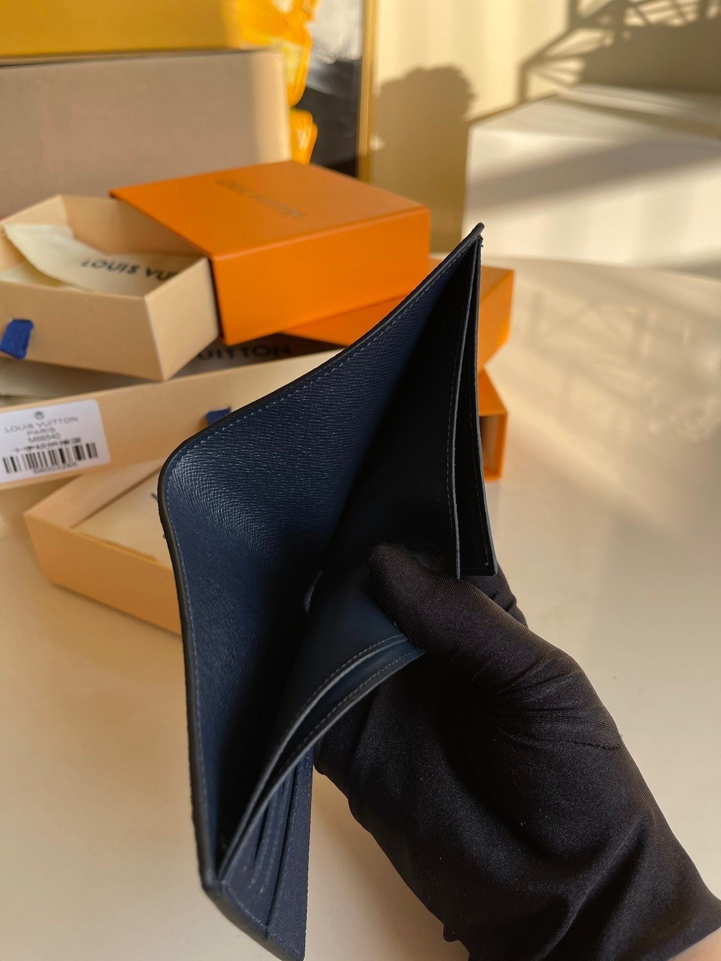 Louis Vuitton Wallet 19cm Blue