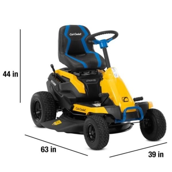 30in Electric Riding Lawn Mower – Compact Cutting Deck