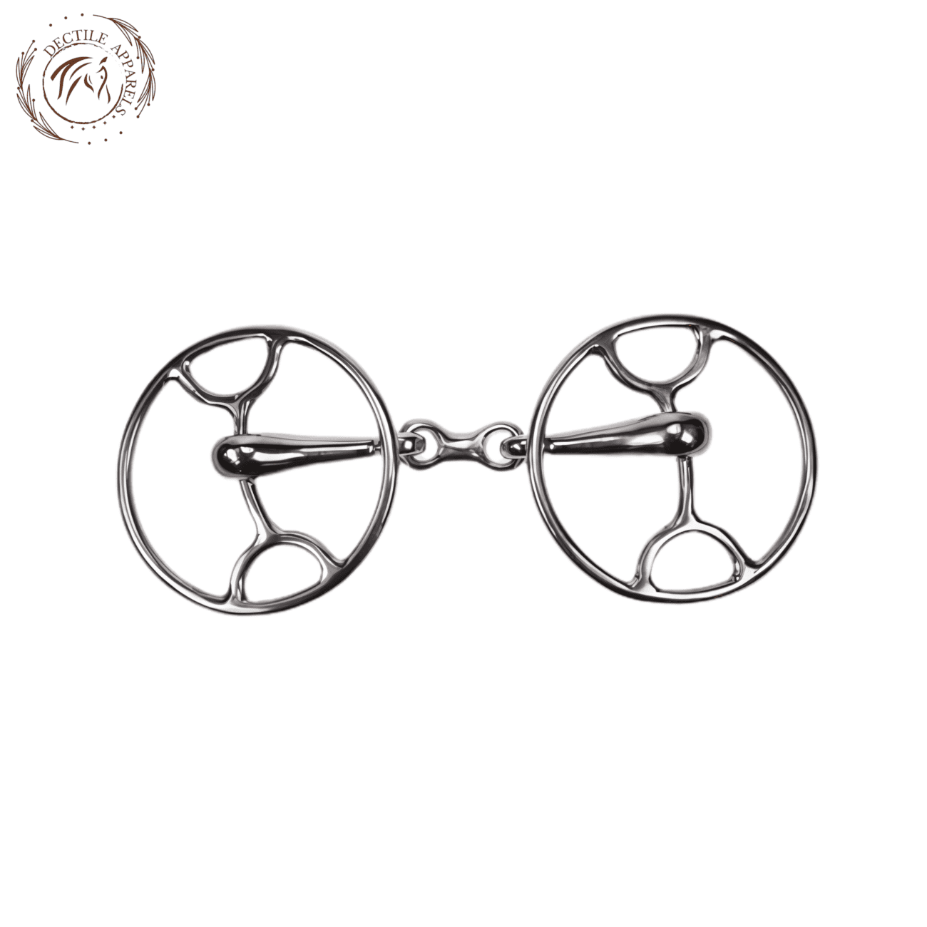 Abbey French Link Cartwheel Swivel Bit