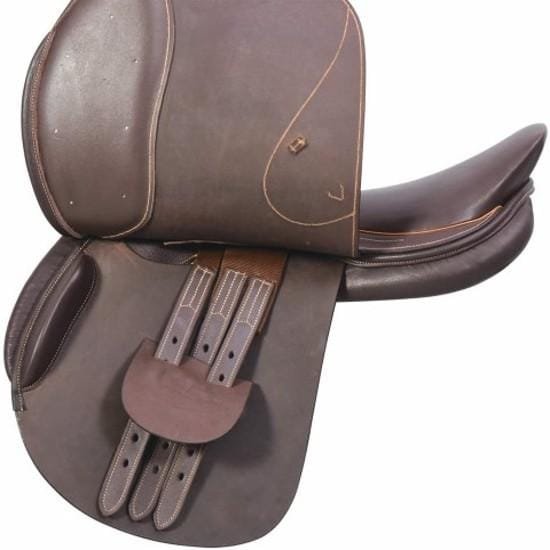 Luxurious Brown Leather All-Purpose English Saddle