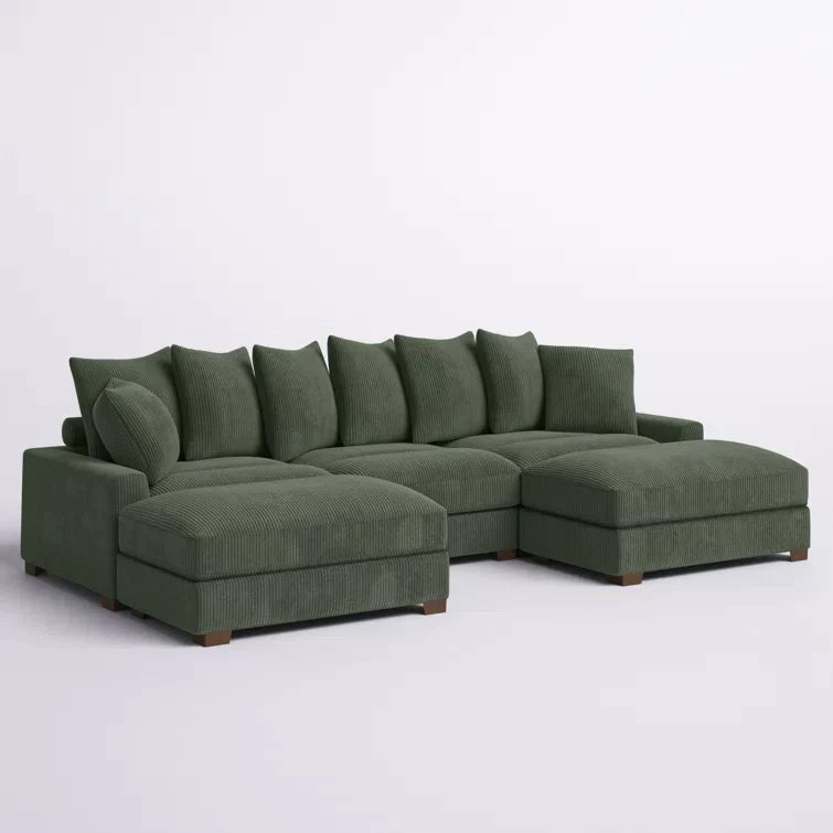 Ashira 5 - Piece Corduroy Sectional