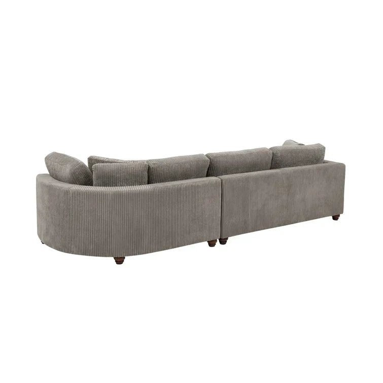 Atossa 2 - Piece Corduroy Sectional