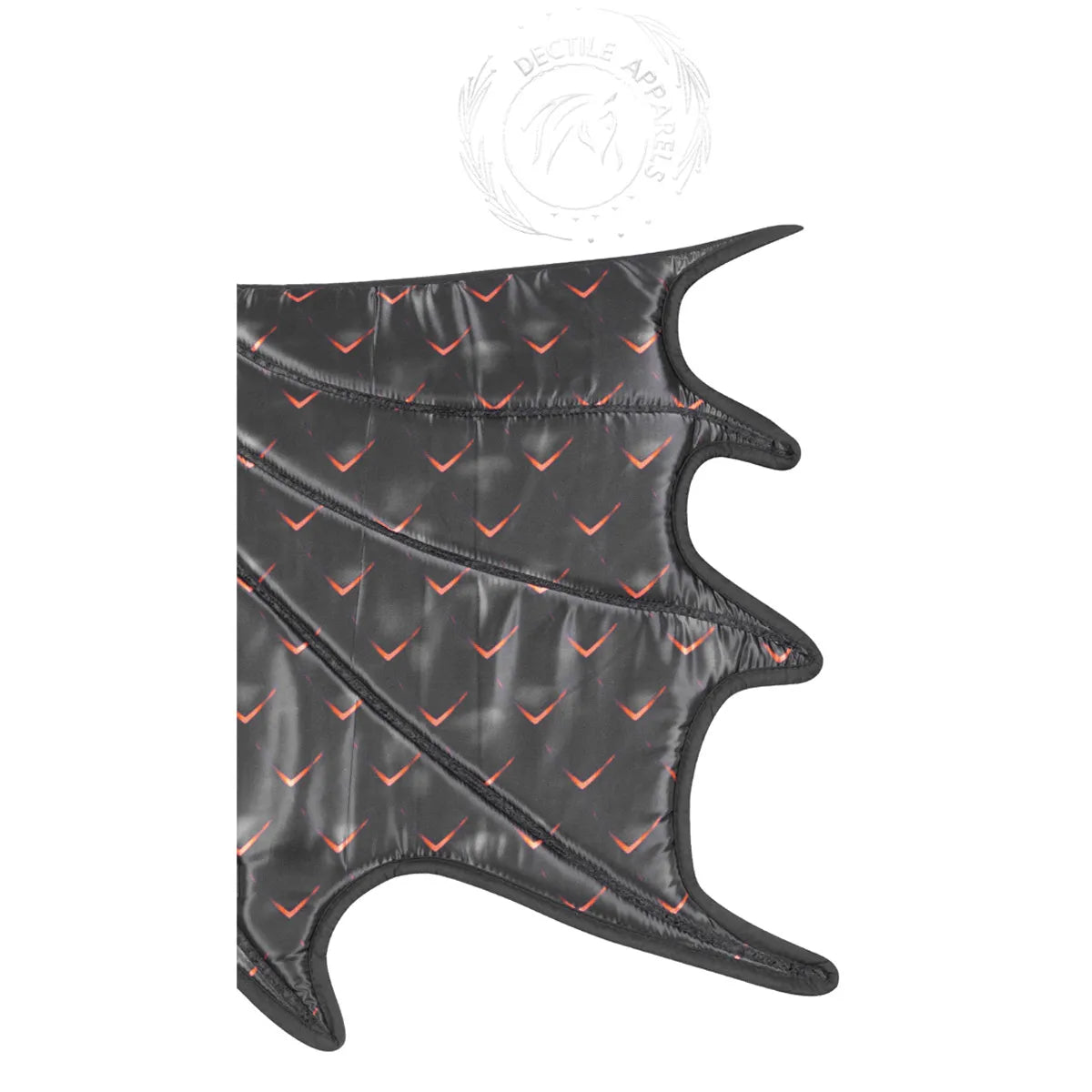 Black Red Arrow Dragon Saddle Pad Premium Style Pad