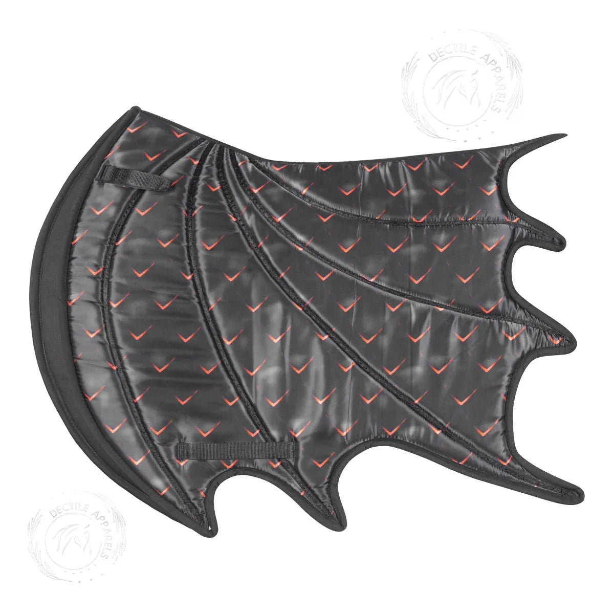 Black Red Arrow Dragon Saddle Pad Premium Style Pad