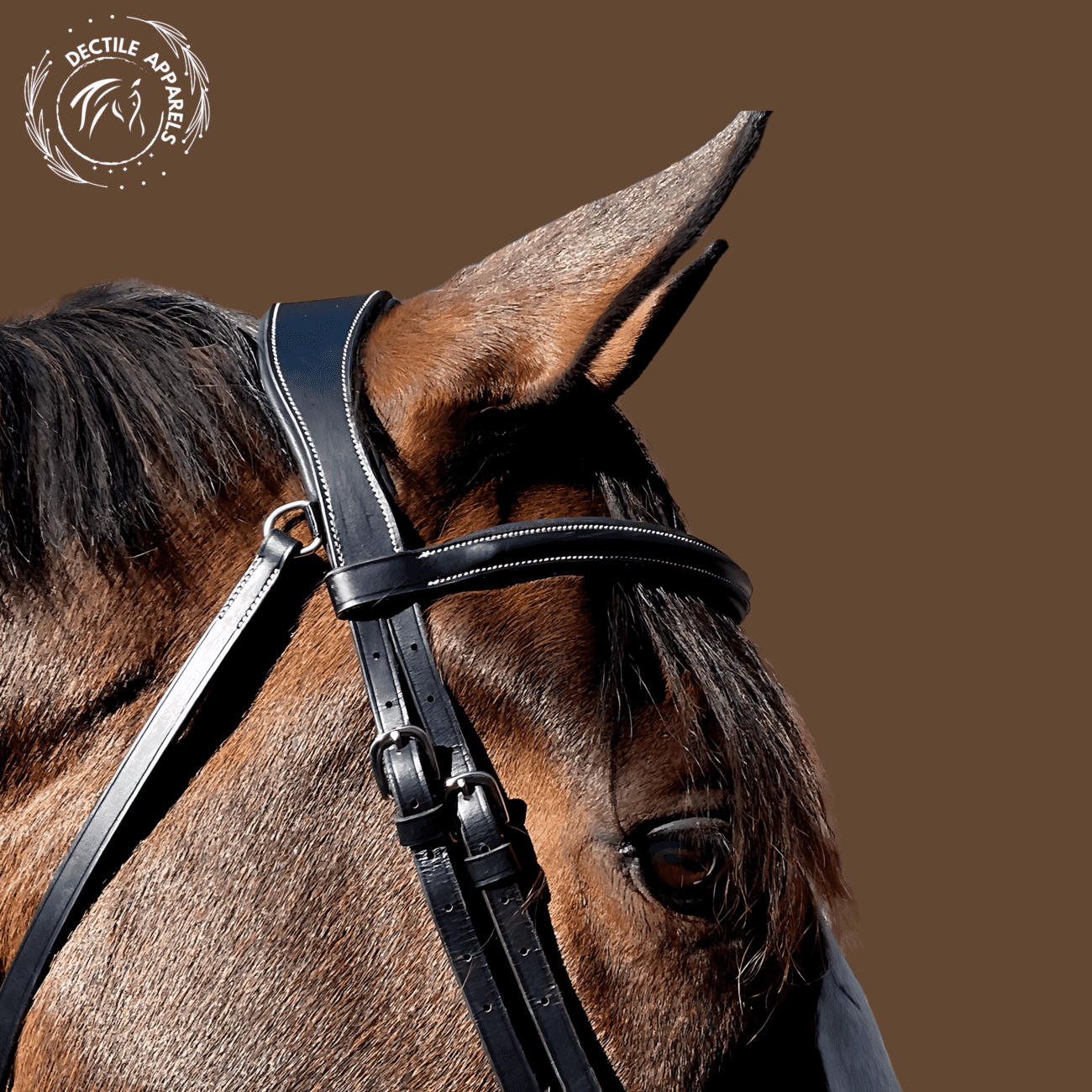 Black Leather Western Snaffle Bridle