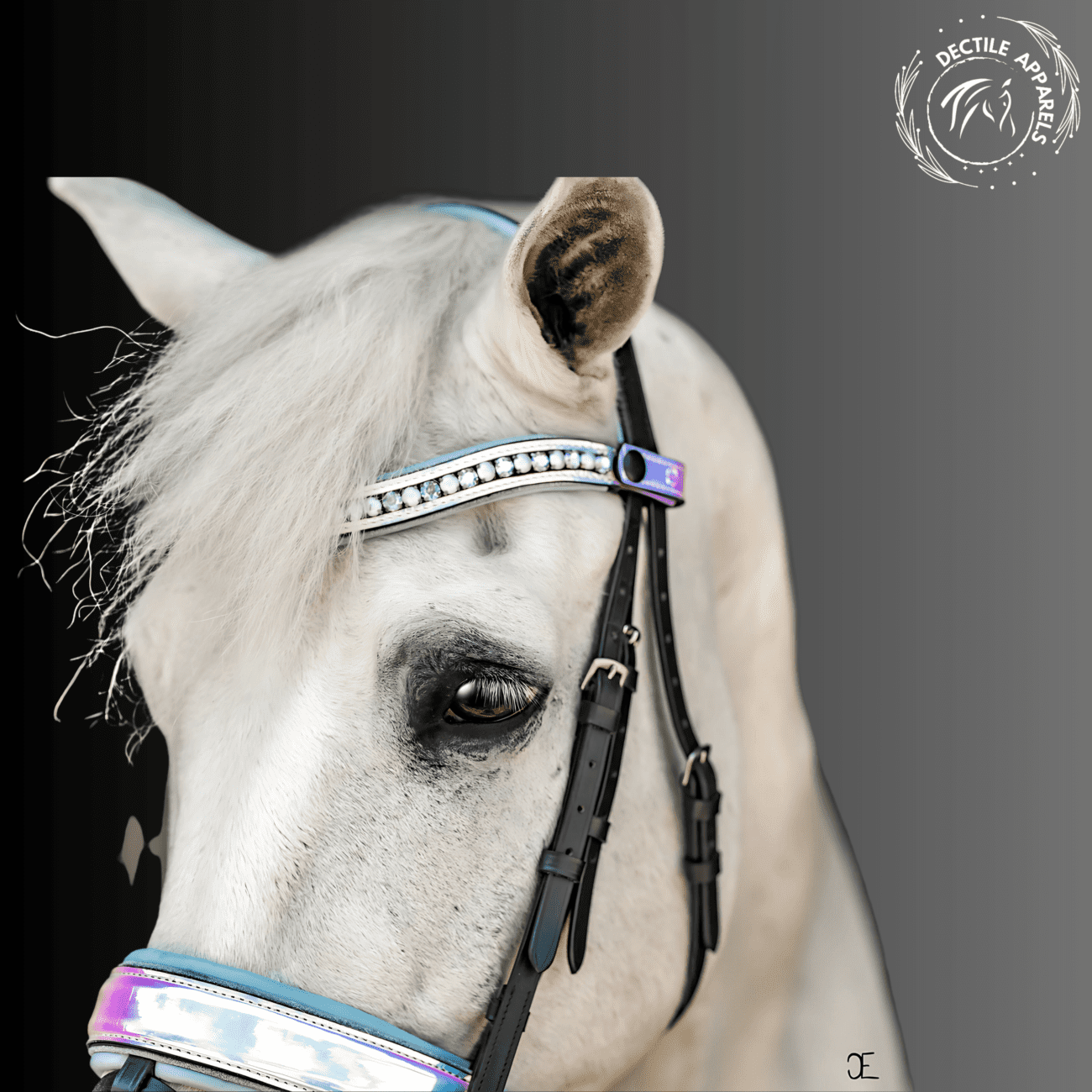 Elsa Neon Patent Snaffle Bridle