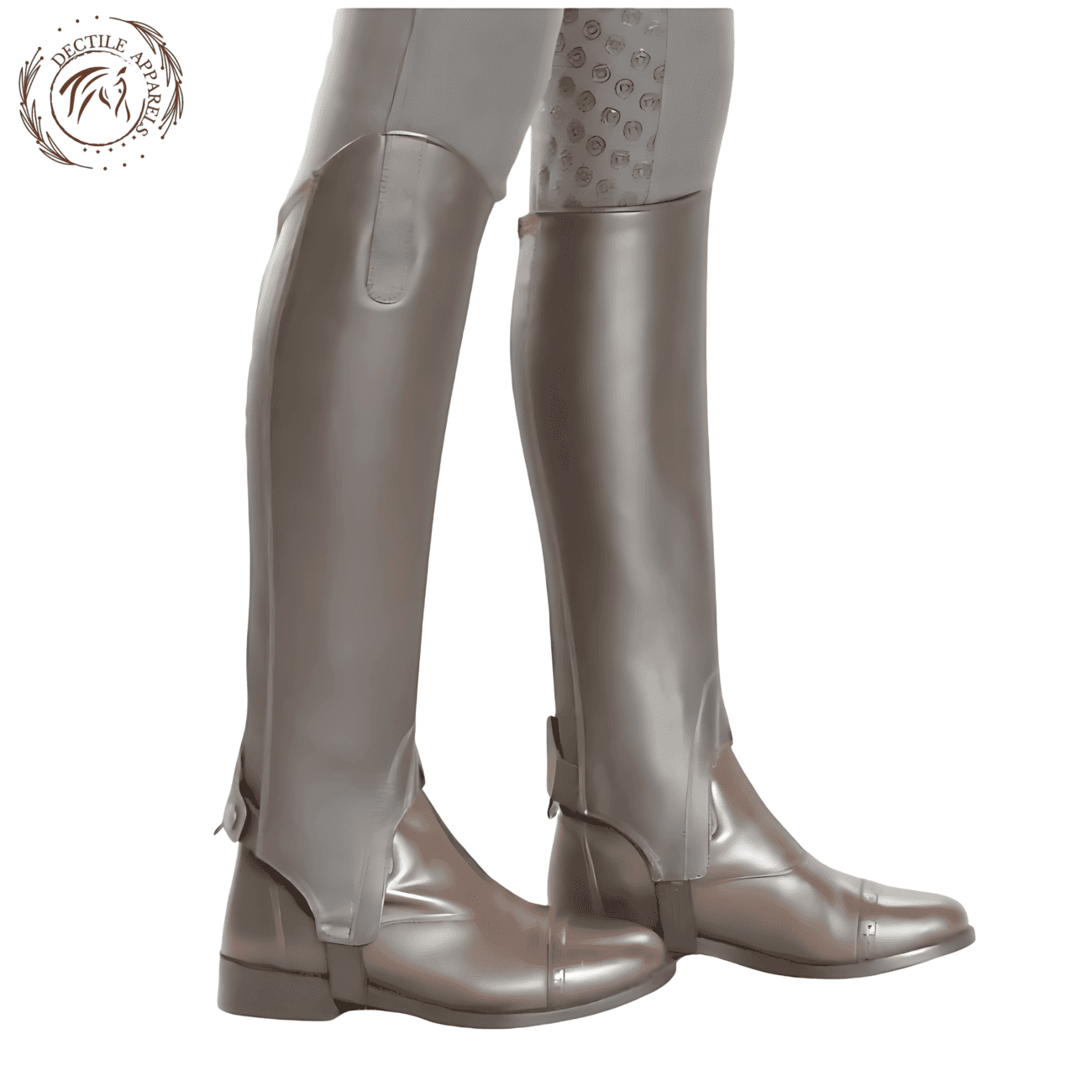 Brown Equestrian Half Chaps