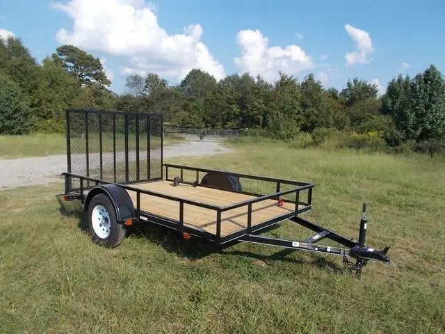 6×10 Heavy-Duty Utility Trailer – Single Axle with Wood Floor &amp; LED Lights