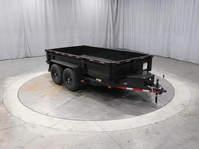 6×12 Dual-Axle Dump Trailer – 12,000 lb Heavy-Duty Hauler for Construction &amp; Landscaping