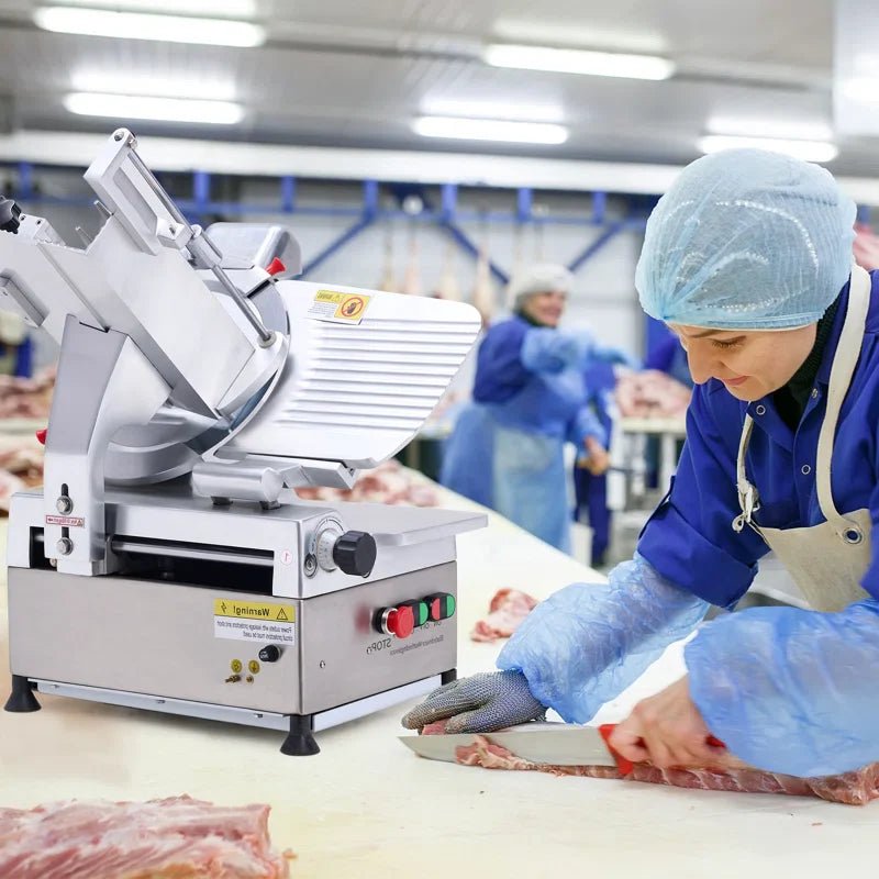 Home Electric Meat Slicer – Fully or Semi-Automatic Deli Slicing Machine