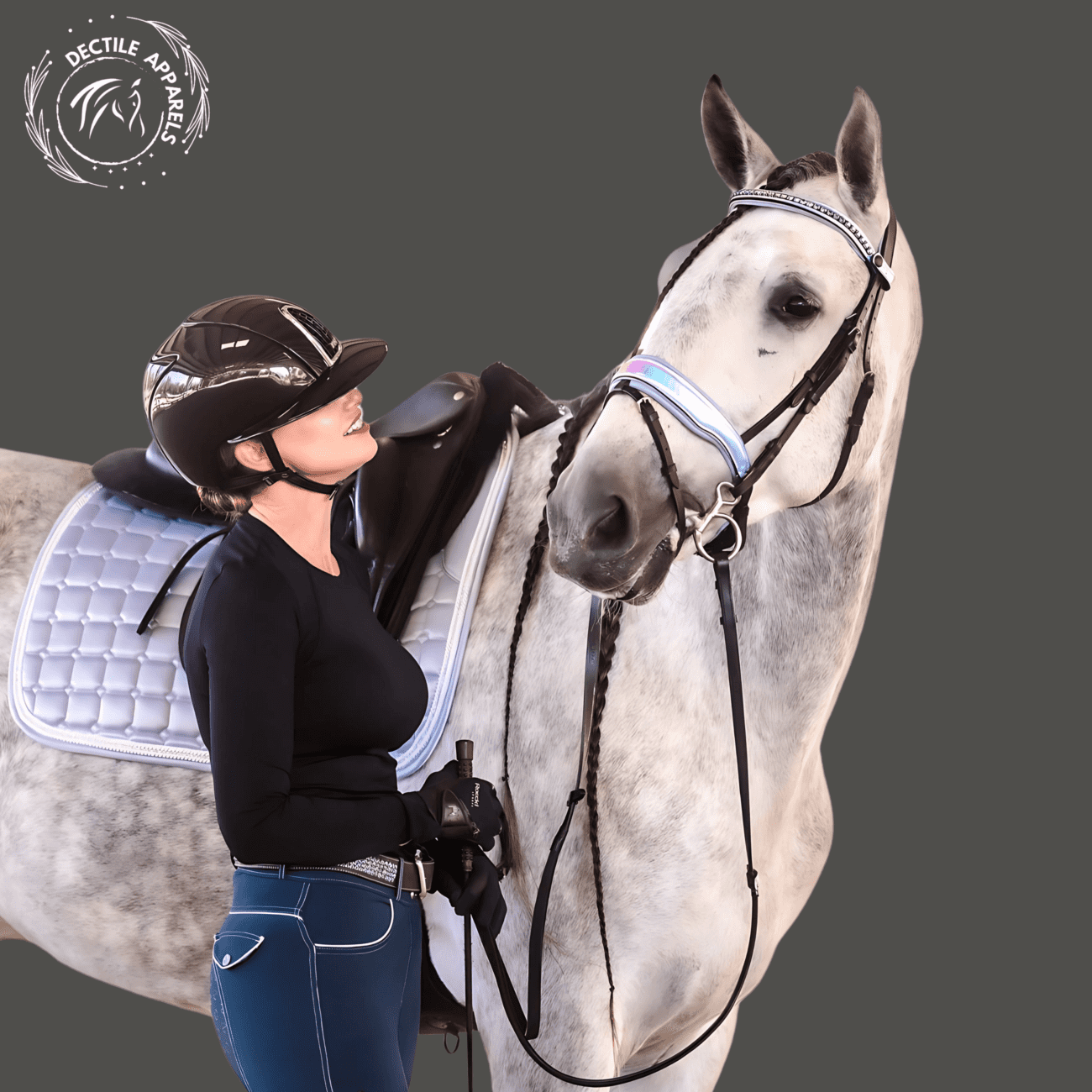 Elsa Neon Patent Snaffle Bridle