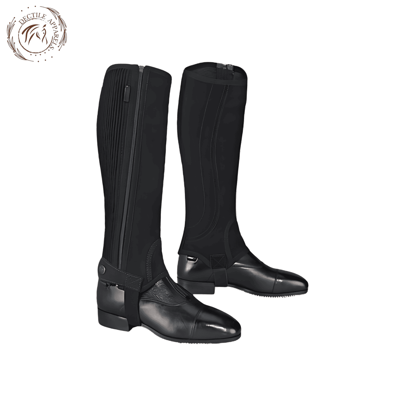 Black Dublin Easy Care Half Chaps