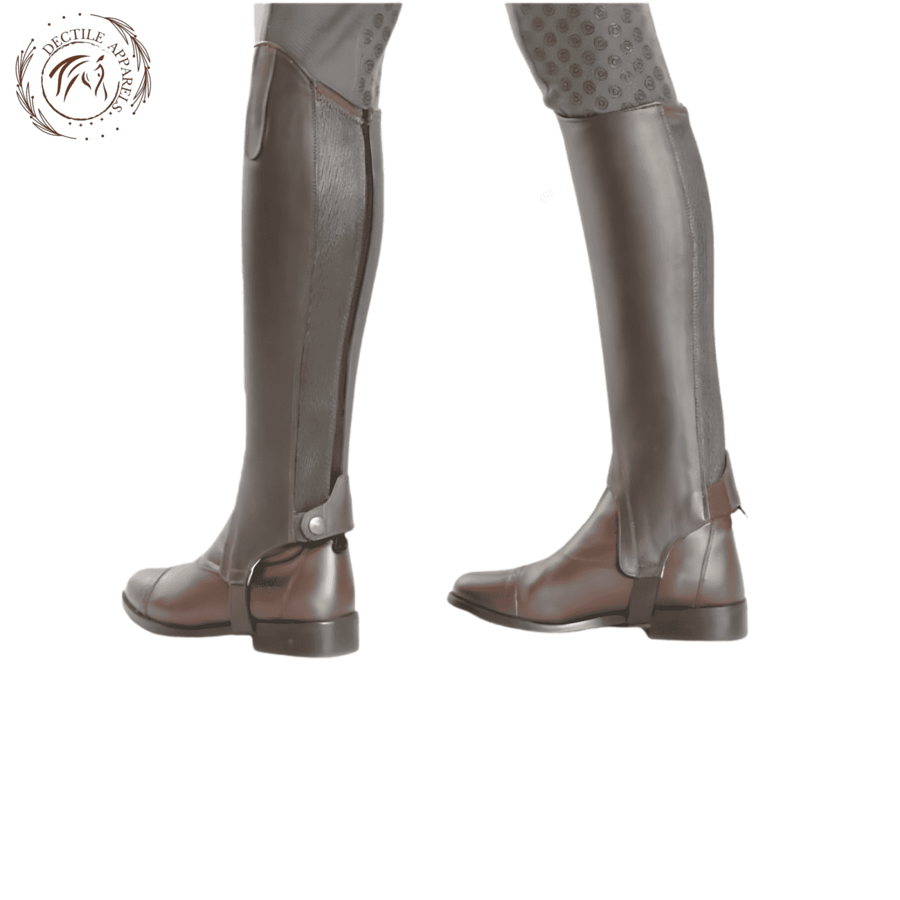 Brown Equestrian Half Chaps