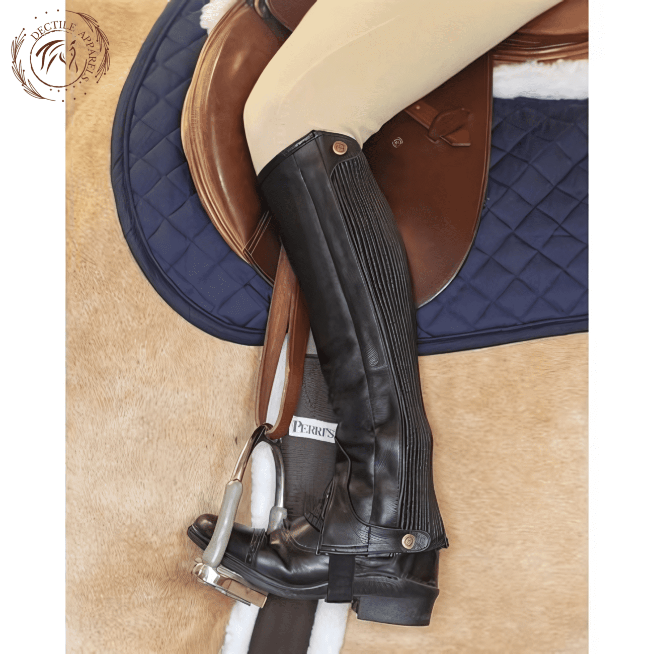 Perri's Leather Professional Zip Half Chaps