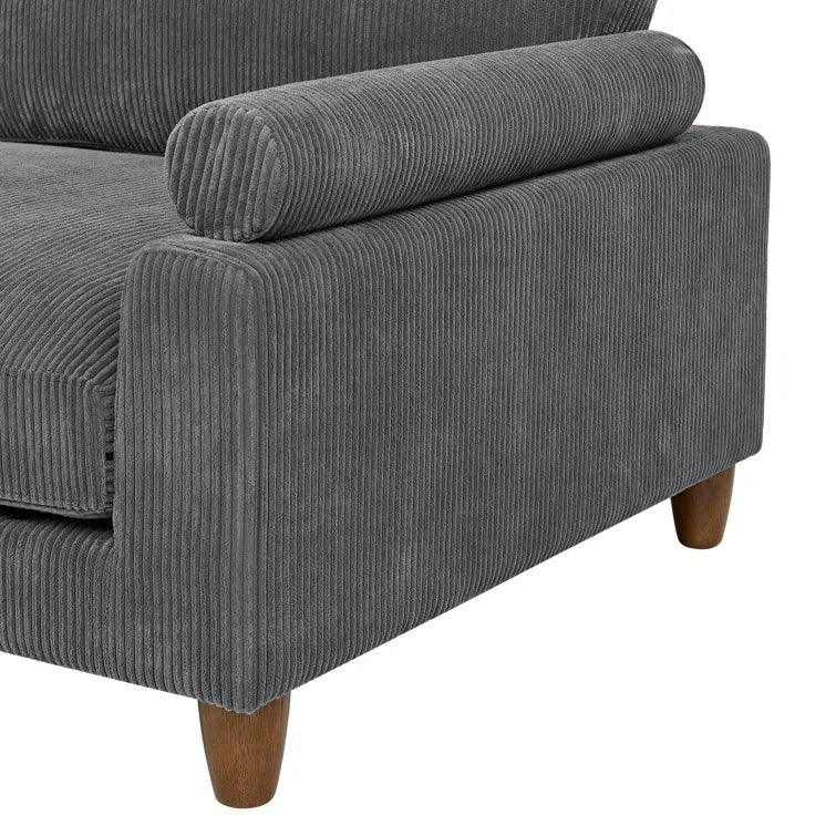 Espinosa 6 - Piece Corduroy Sectional