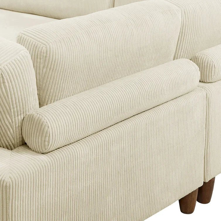 Espinosa 6 - Piece Corduroy Sectional