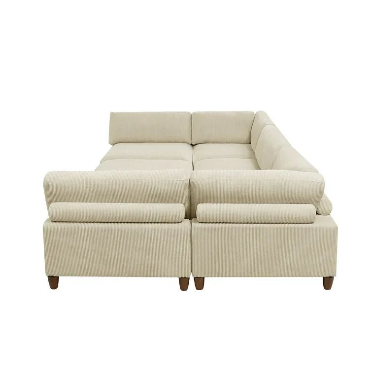 Espinosa 6 - Piece Corduroy Sectional