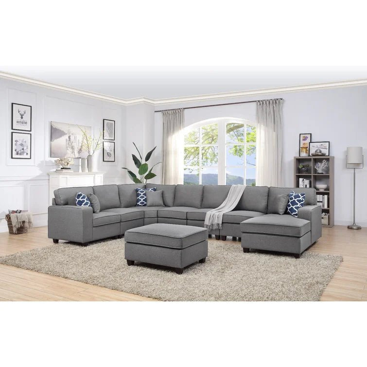 Blakeley 8 - Piece Upholstered Sectional