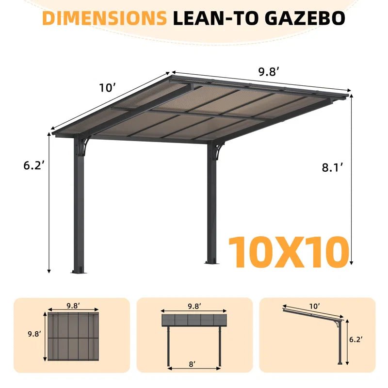 Freestanding Gazebo Outdoor Pergola For Patio
