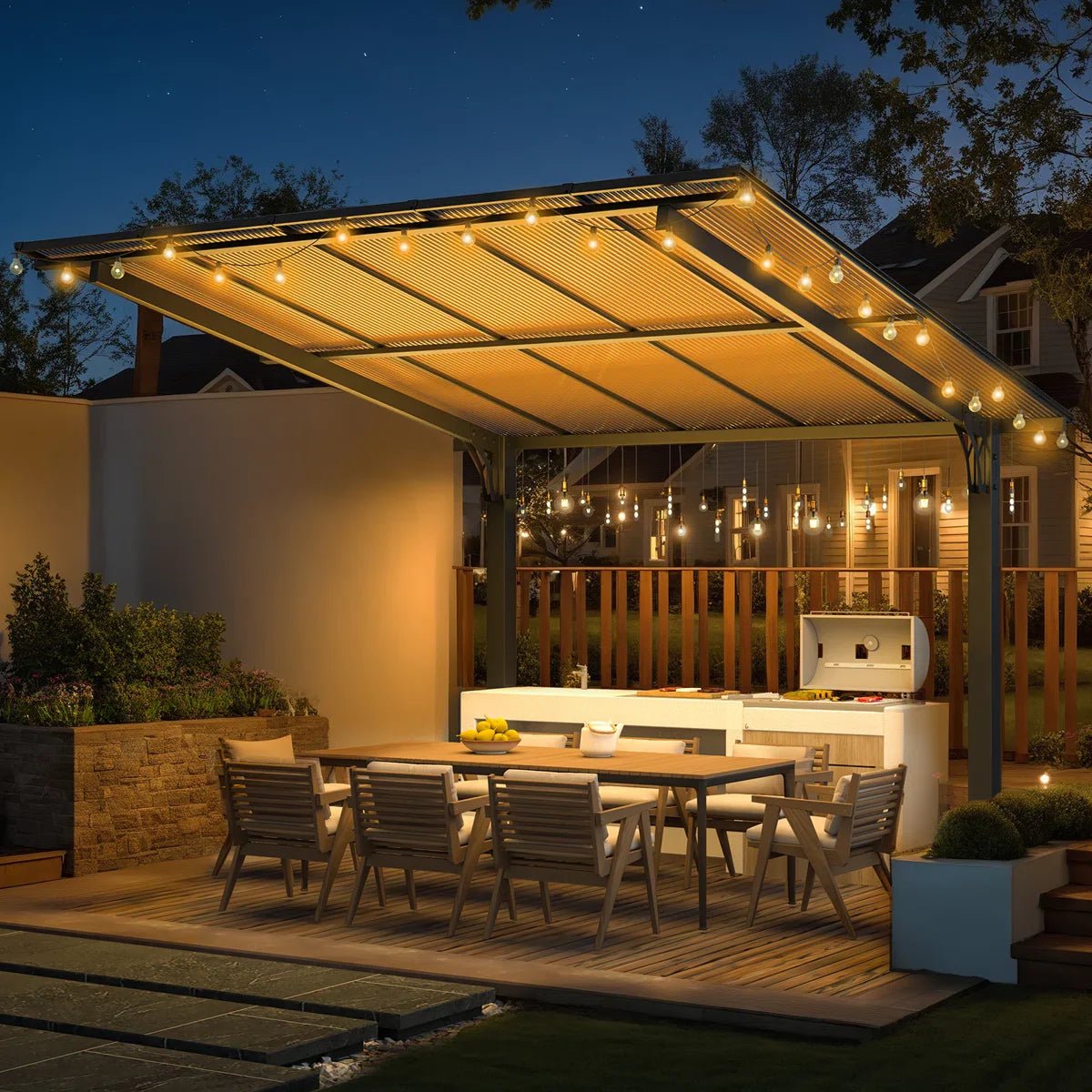 Freestanding Gazebo Outdoor Pergola For Patio