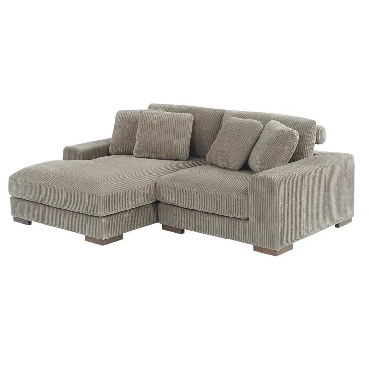 Gwendoly 89.5" Wide Left Hand Facing Sofa and Chaise