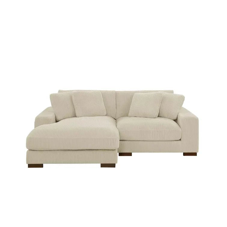 Gwendoly 89.5" Wide Left Hand Facing Sofa and Chaise