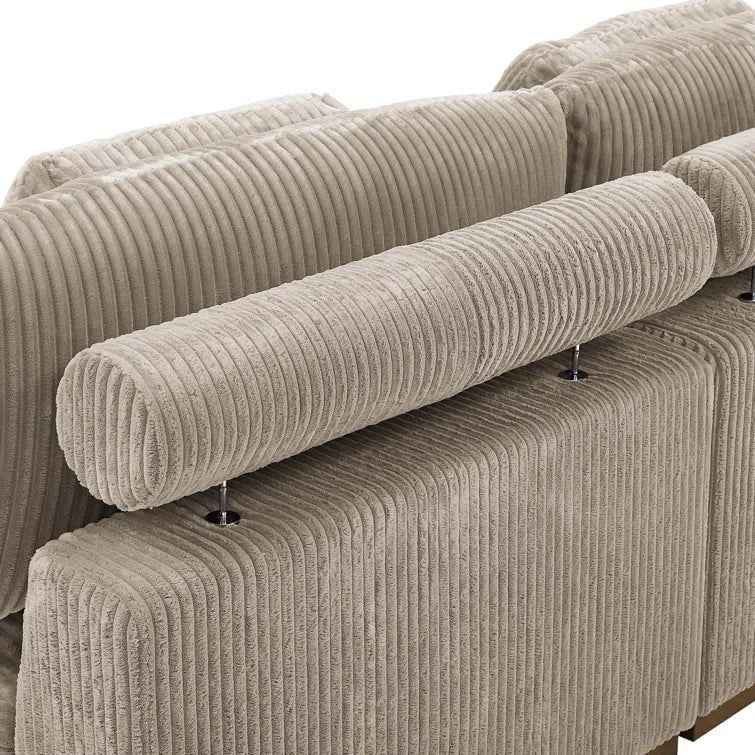 Gwendoly 89.5" Wide Left Hand Facing Sofa and Chaise