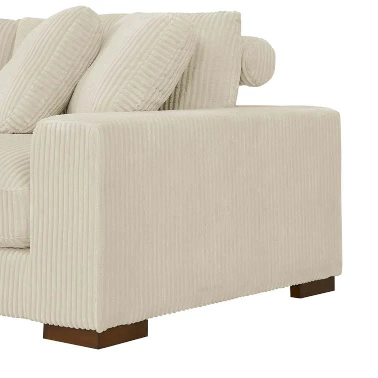 Gwendoly 89.5" Wide Left Hand Facing Sofa and Chaise
