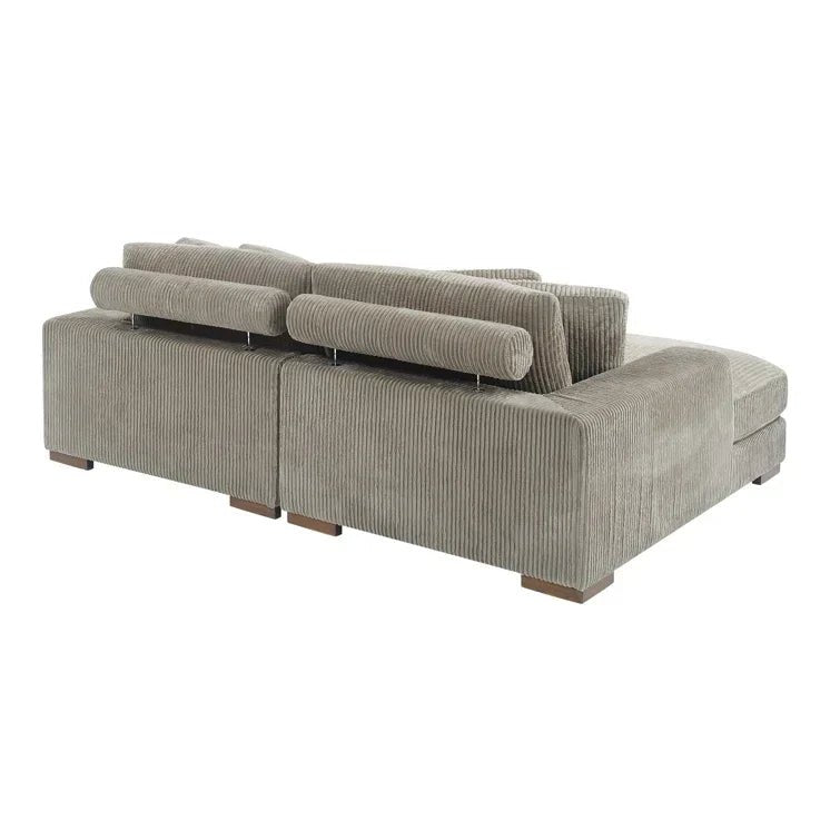 Gwendoly 89.5" Wide Left Hand Facing Sofa and Chaise