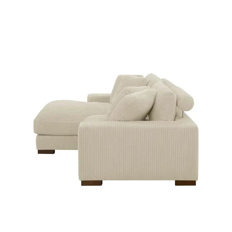 Gwendoly 89.5" Wide Left Hand Facing Sofa and Chaise