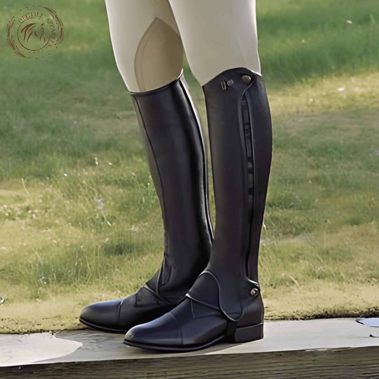 Black Tredstep Deluxe Half Chap