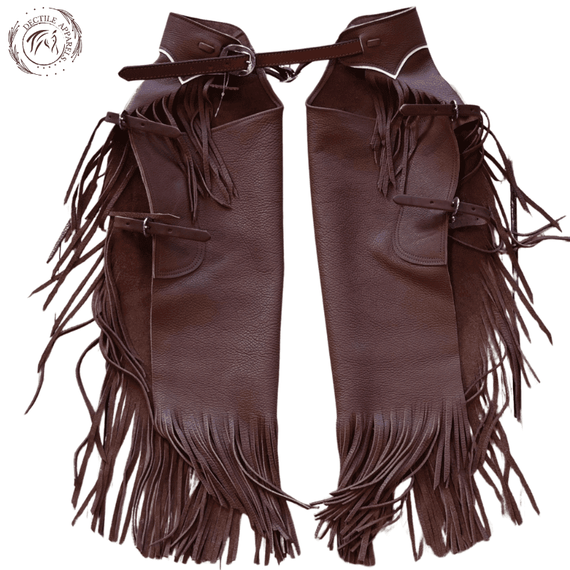 Brown Leather Chink Chaps