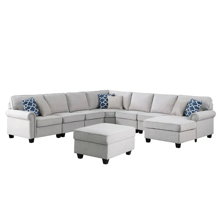 Ketterer 8 - Piece Upholstered Sectional