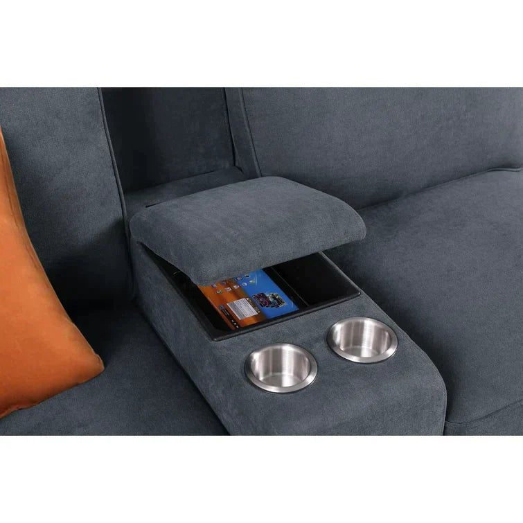 Kettner 136.35" Wide Reversible Modular Corner Sectional with Ottoman