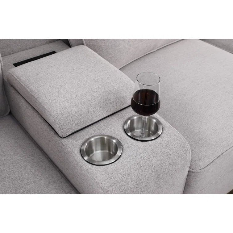 Kettner 136.35" Wide Reversible Modular Corner Sectional with Ottoman