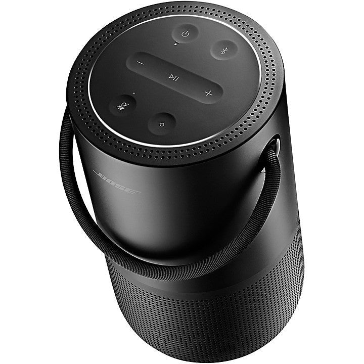 Bose - Portable Smart Speaker with built-in Wi-Fi, Bluetooth, Google Assistant and Alexa Voice Control - Triple Black