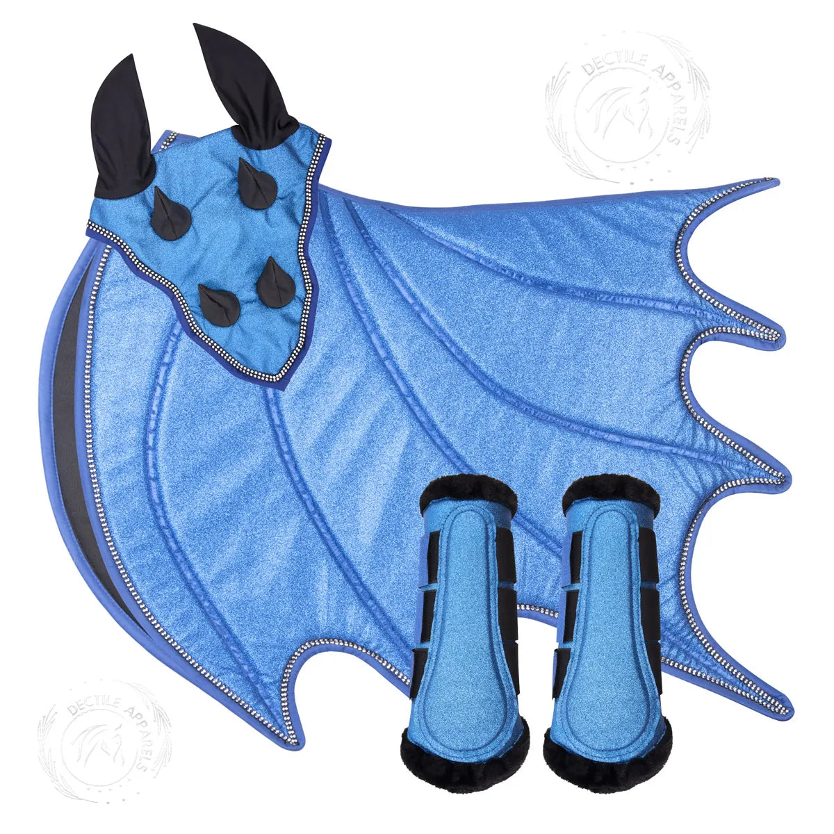 Lite Blue Dragon Saddle Pad