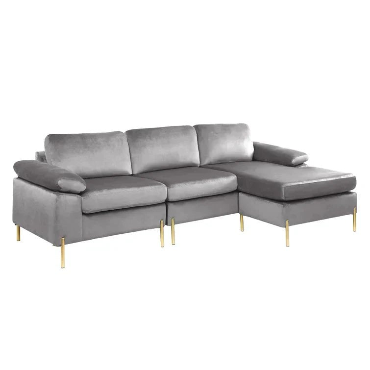 Lian 2 - Piece Velvet Sectional