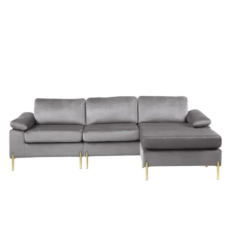 Lian 2 - Piece Velvet Sectional