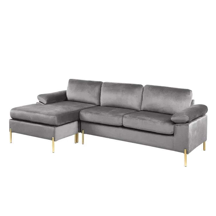 Lian 2 - Piece Velvet Sectional