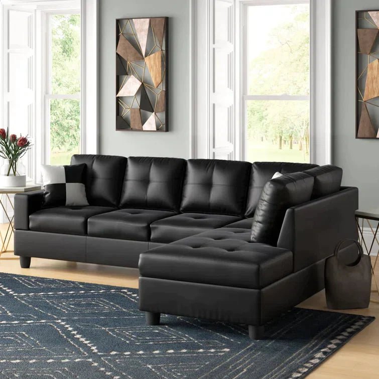 Lindle 2 - Piece Faux Leather Sectional