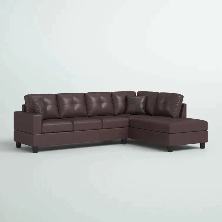 Lindle 2 - Piece Faux Leather Sectional