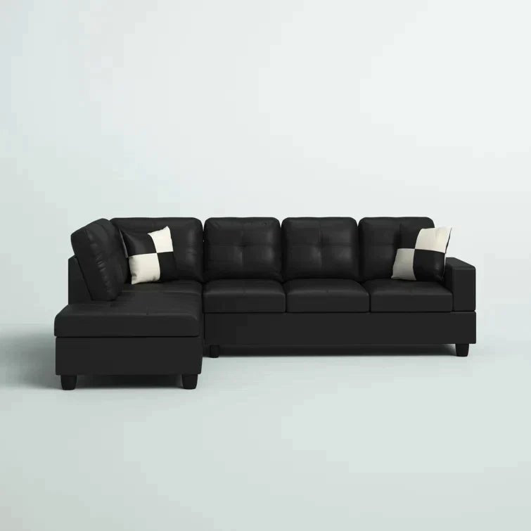 Lindle 2 - Piece Faux Leather Sectional