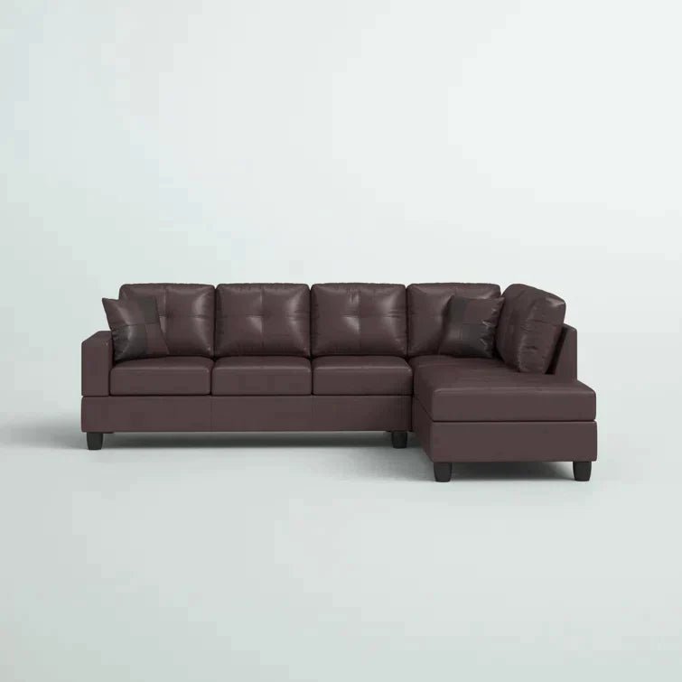 Lindle 2 - Piece Faux Leather Sectional