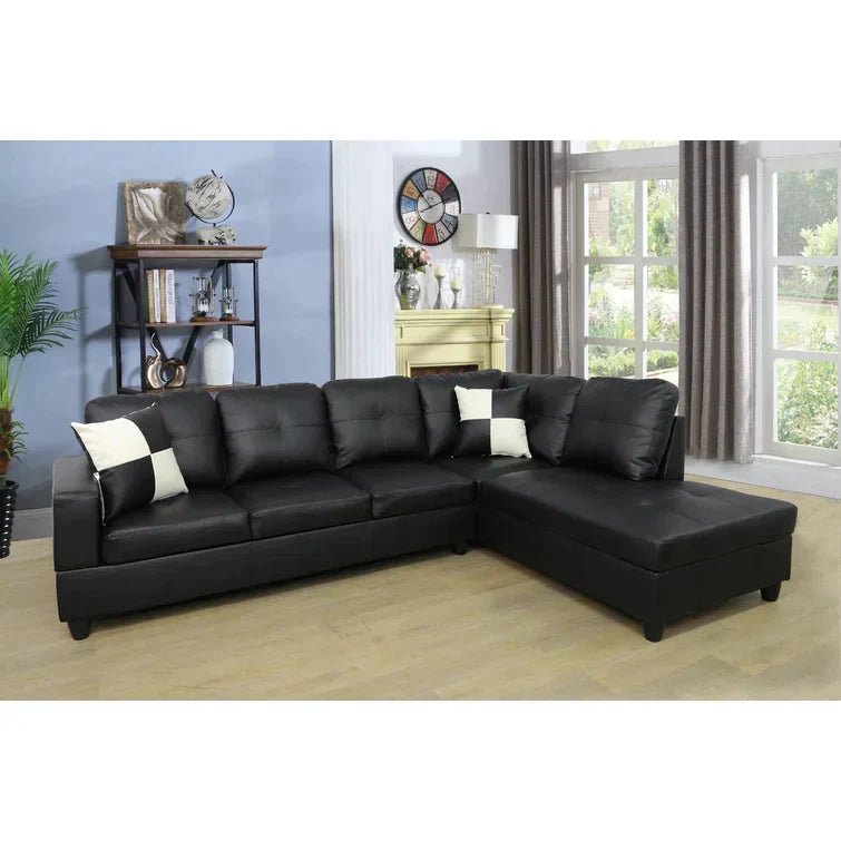 Lindle 2 - Piece Faux Leather Sectional