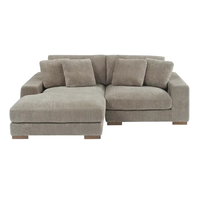Gwendoly 89.5" Wide Left Hand Facing Sofa and Chaise